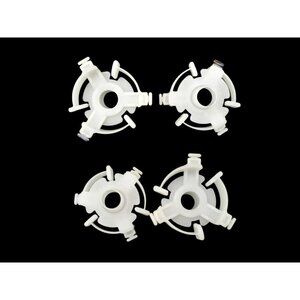 Vintage Handi-Bob White Bobbin Holders Sewing Machine Lot of 4 Genuine Original